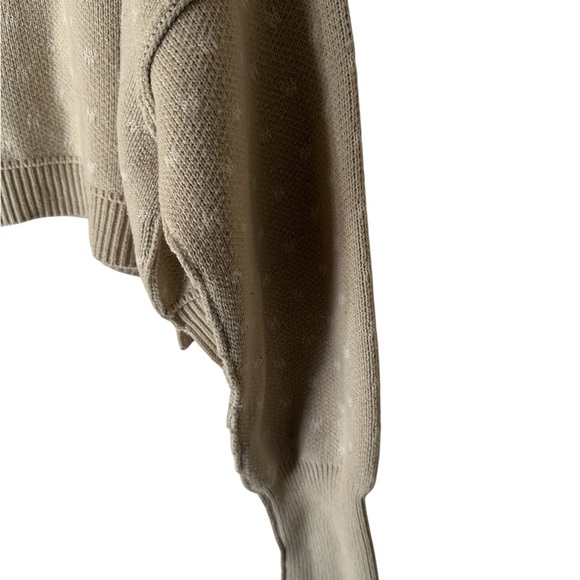 Free People Beige Textured Crew Neck Sweater - Picture 7 of 7